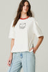 T-SHIRT OVER LETTER BRANCO